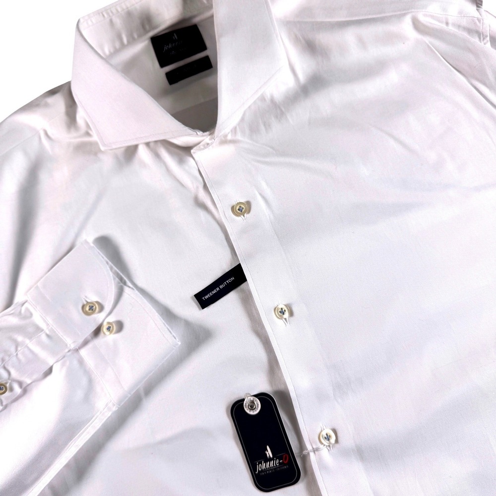 Johnnie-O Boswell Button Down Men XL White Top Shelf Tweener Button JMWL8800 NEW